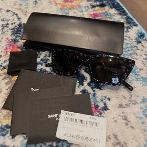 Saint Laurent Crystal Mica Sunglasses